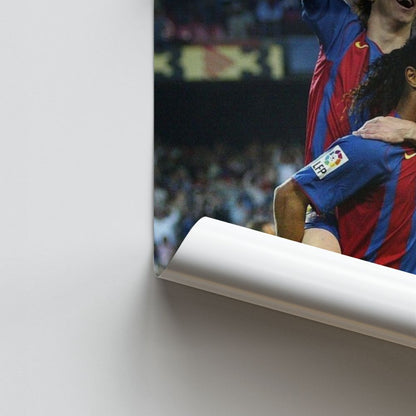 Poster Ronaldinho Messi