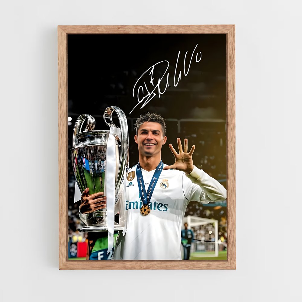 ronaldo-11 cadre Bois clair