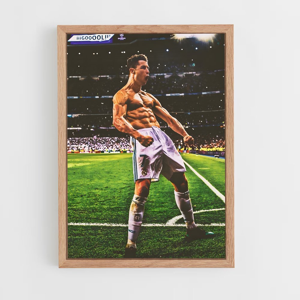 ronaldo-6 cadre Bois clair