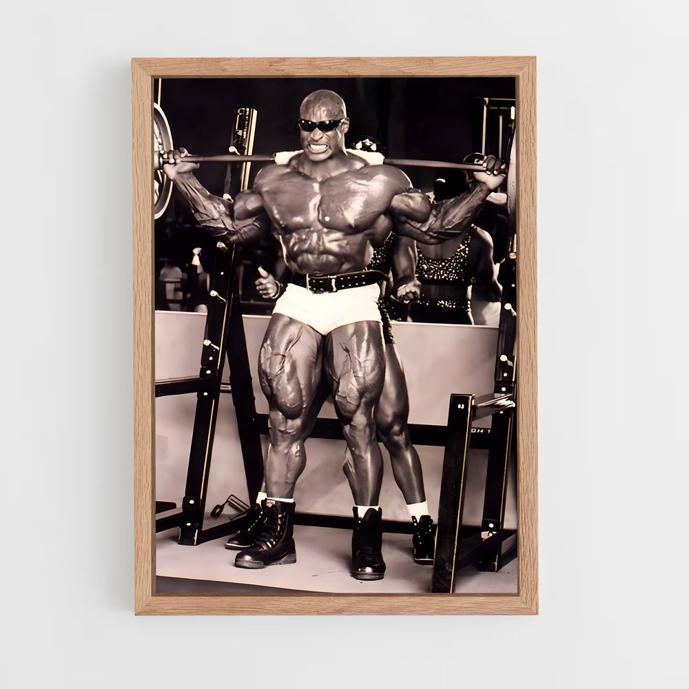 ronnie-coleman-3 cadre Bois clair