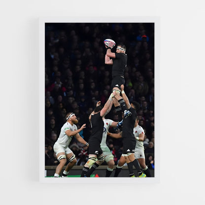 rugby-10 cadre Blanc