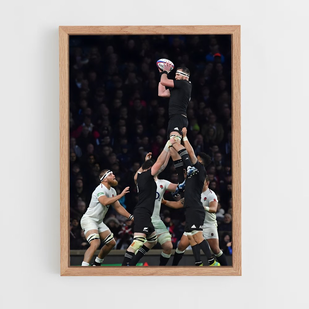 rugby-10 cadre Bois clair