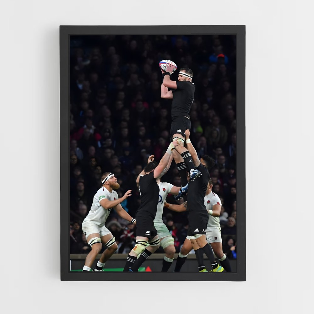 rugby-10 cadre Noir