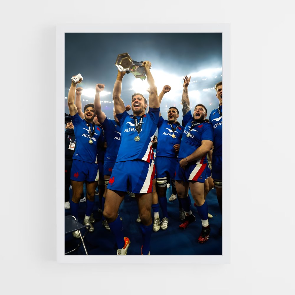 rugby-6 cadre Blanc
