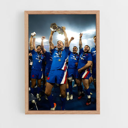 rugby-6 cadre Bois clair