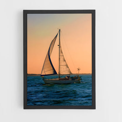 sailboat-4 cadre Noir