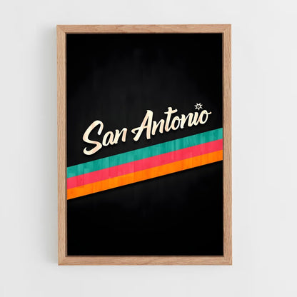 san-antonio-4 cadre Bois clair