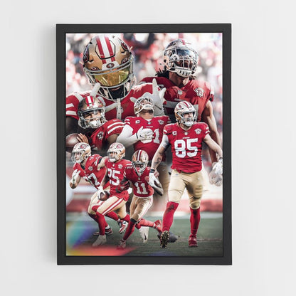 Poster Équipe San Francisco 49ers