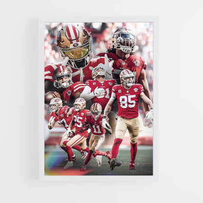 Poster Équipe San Francisco 49ers