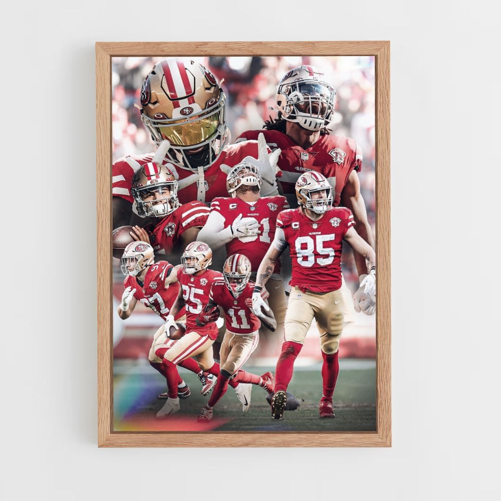 Poster Équipe San Francisco 49ers