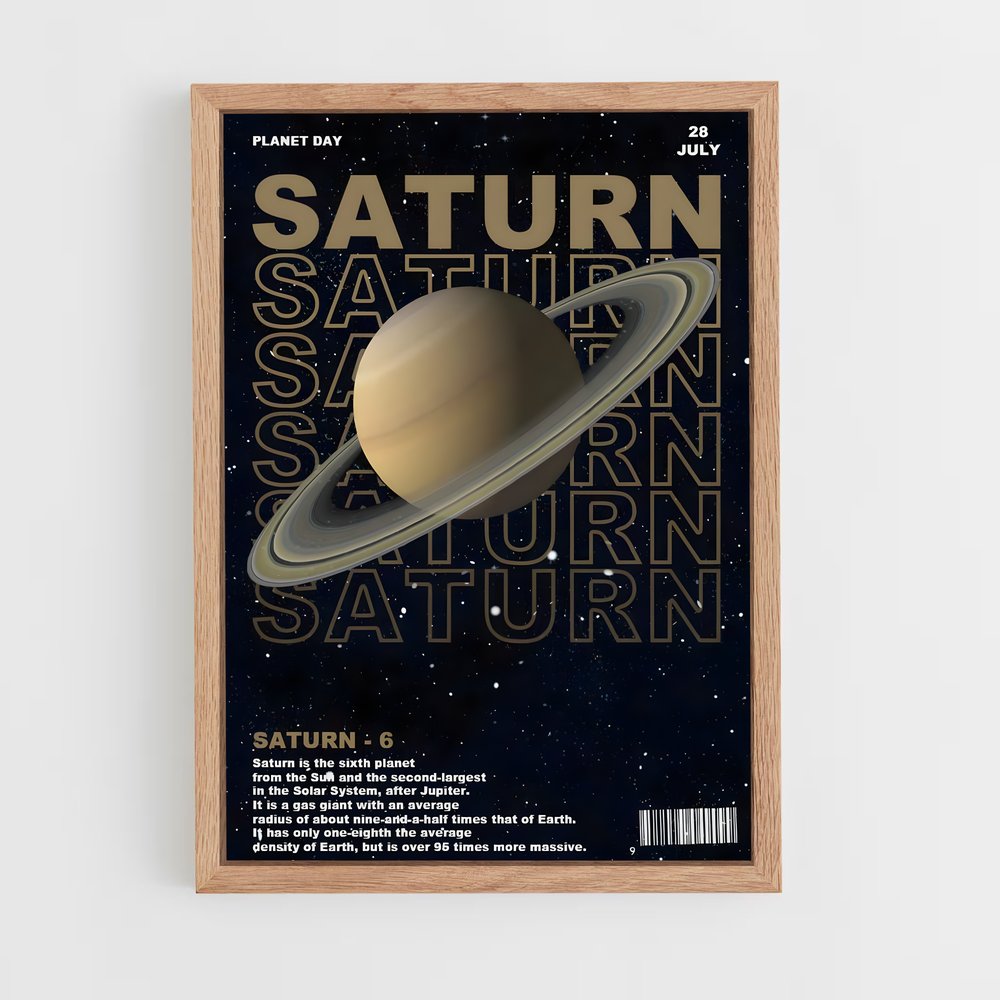 saturn-1 cadre Bois clair
