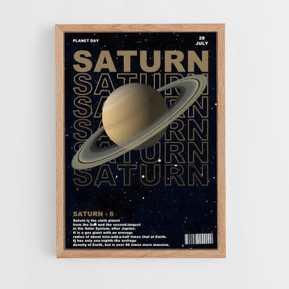 saturn-1 cadre Bois clair