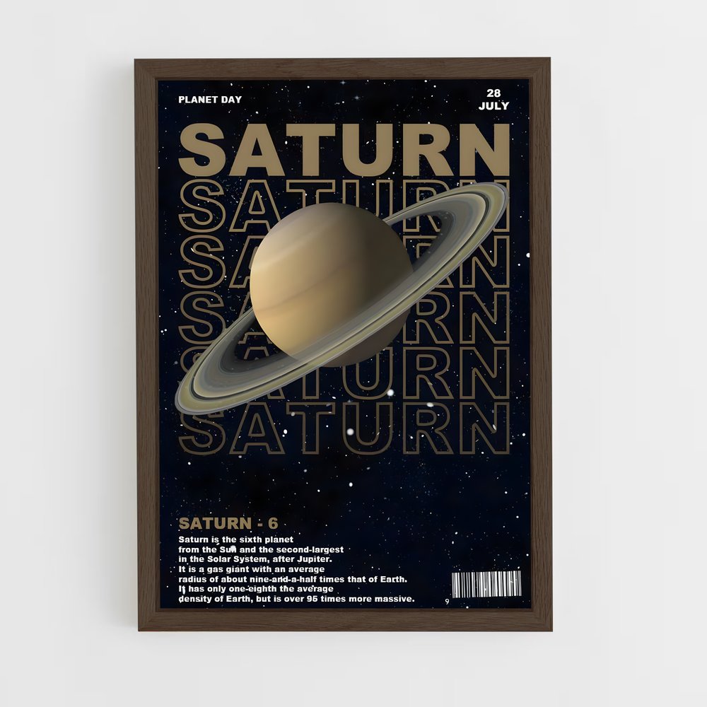 saturn-1 cadre Bois foncé