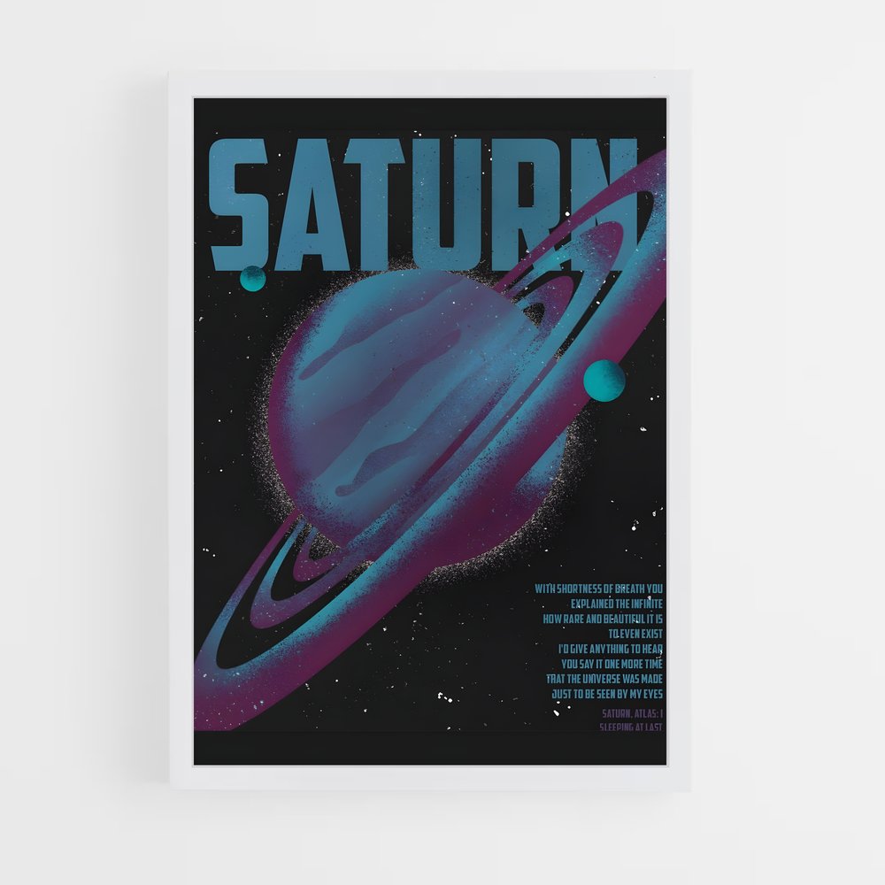 saturn-10 cadre Blanc