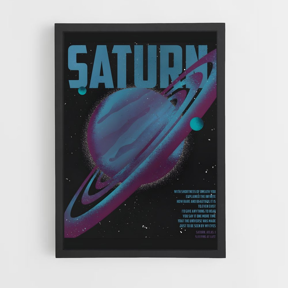 saturn-10 cadre Noir