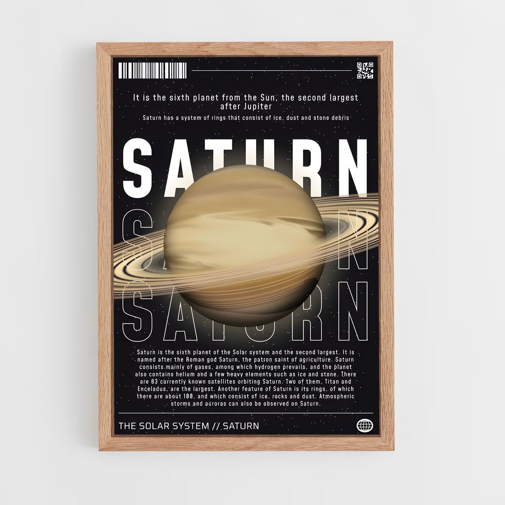 saturn-11 cadre Bois clair