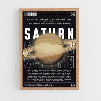 saturn-11 cadre Bois clair