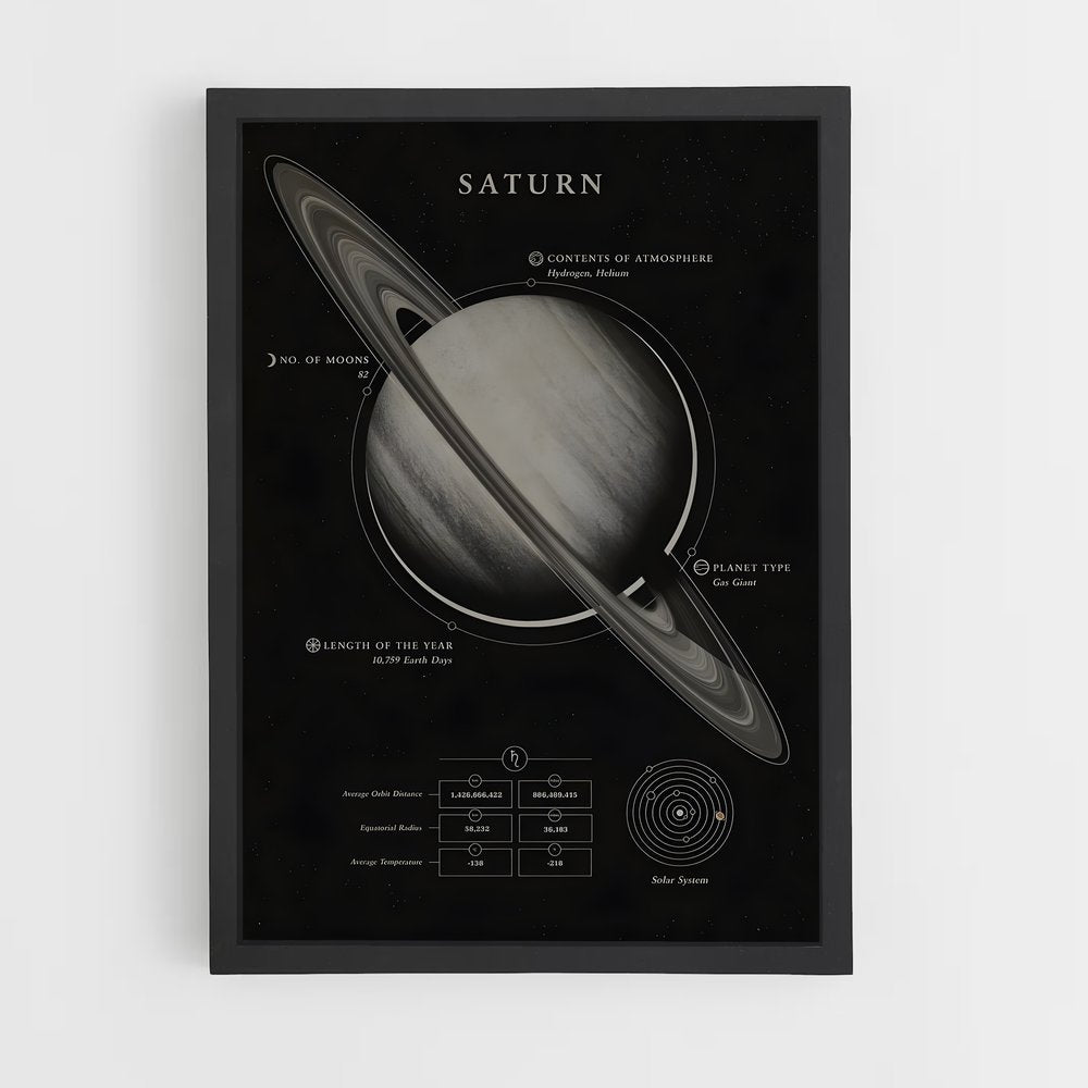 saturn-2 cadre Noir