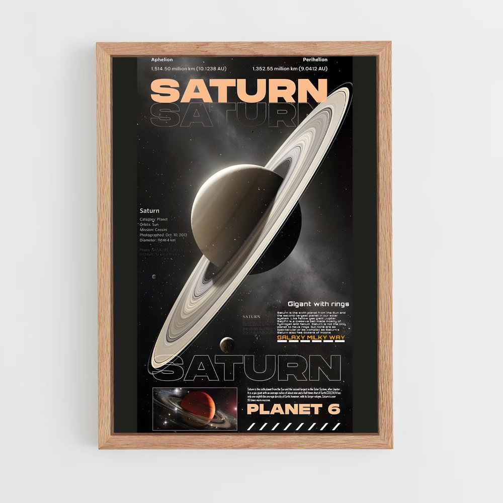 saturn-21 cadre Bois clair