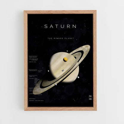 saturn-4 cadre Bois clair