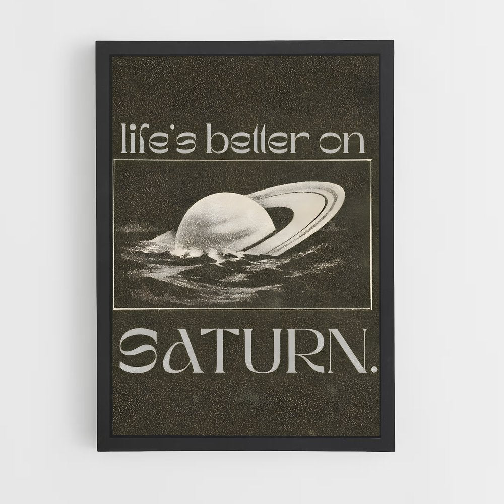saturn-8 cadre Noir