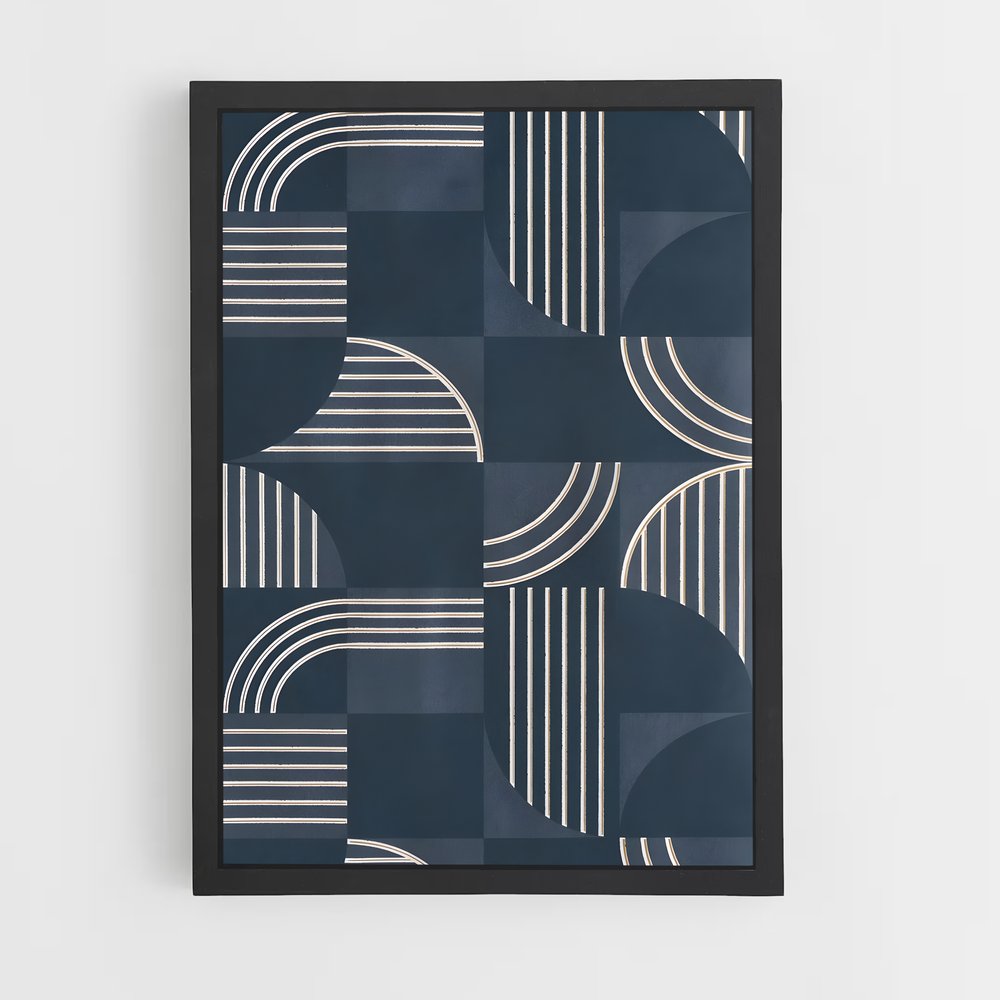 scandinavian-10 cadre Noir