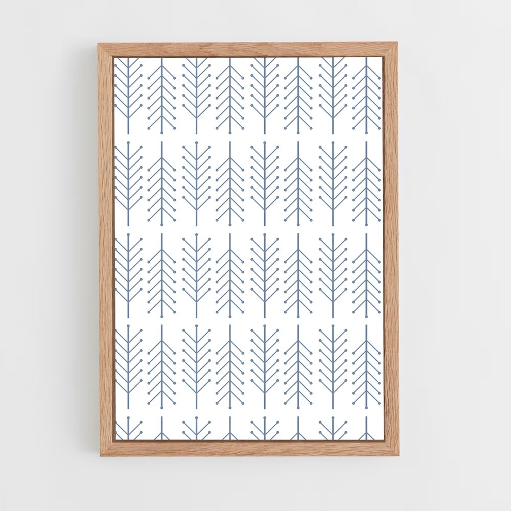 scandinavian-3 cadre Bois clair