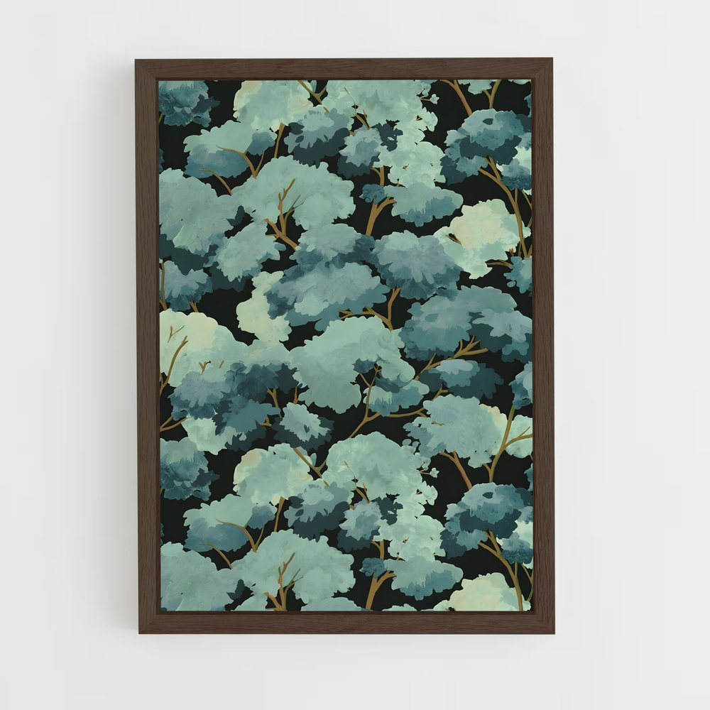 scandinavian-6 cadre Bois foncé