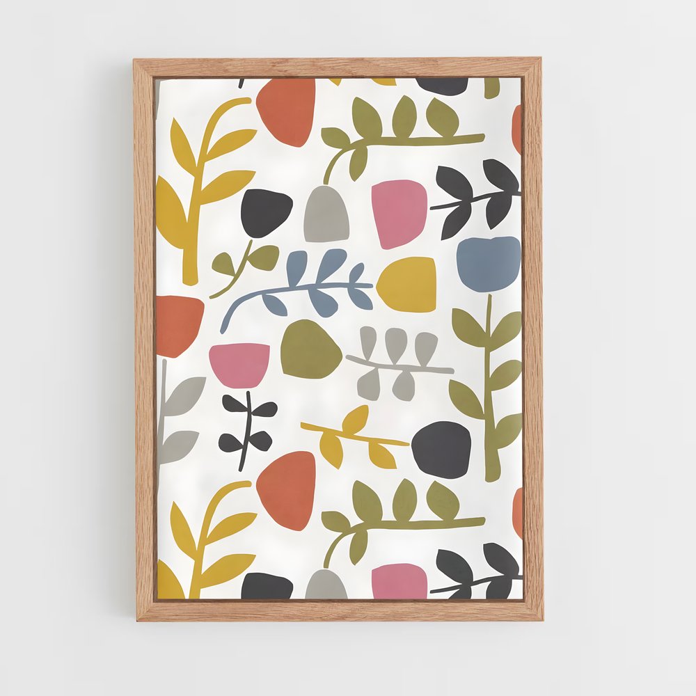 scandinavian-7 cadre Bois clair