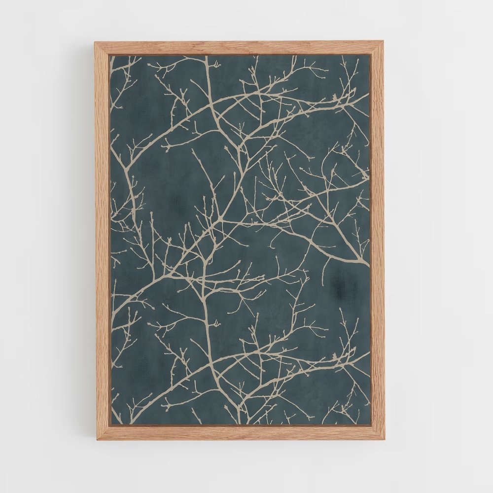 scandinavian-8 cadre Bois clair