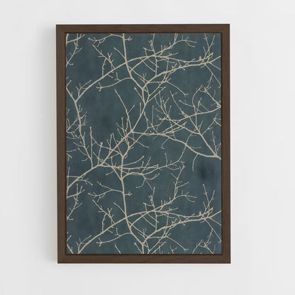 scandinavian-8 cadre Bois foncé