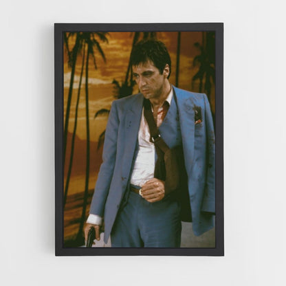 Poster Scarface Blessure