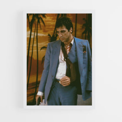 Poster Scarface Blessure