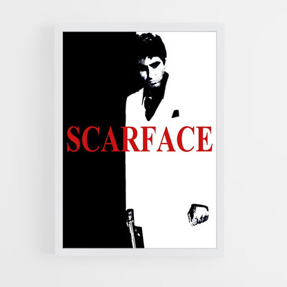 scarface-4 cadre Blanc