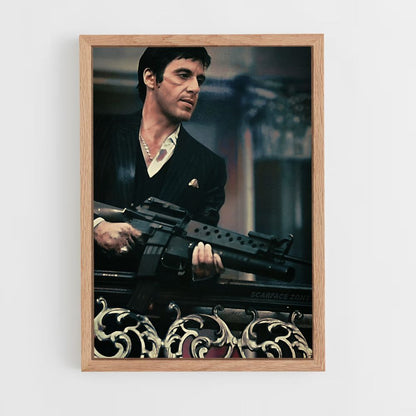 Poster Scarface Mitraillette