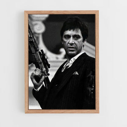 Poster Scarface Noir et Blanc