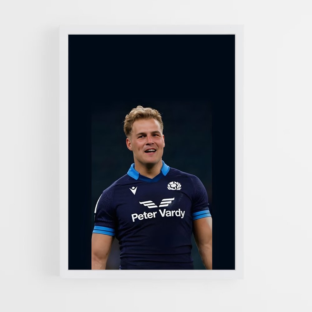 scotland-rugby-10 cadre Blanc