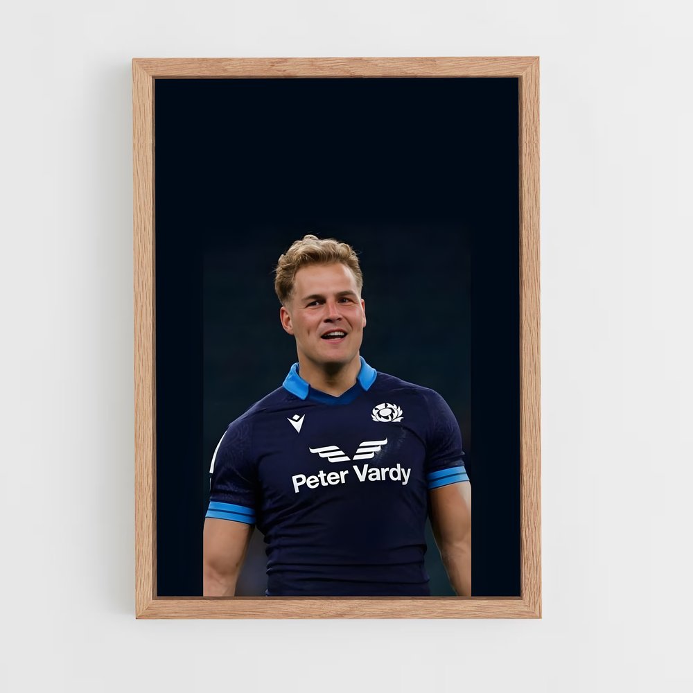 scotland-rugby-10 cadre Bois clair