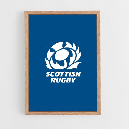 scotland-rugby-11 cadre Bois clair