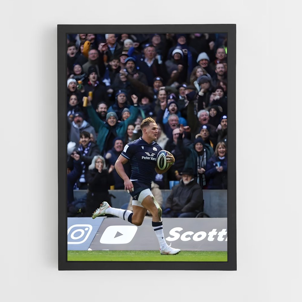 scotland-rugby-12 cadre Noir