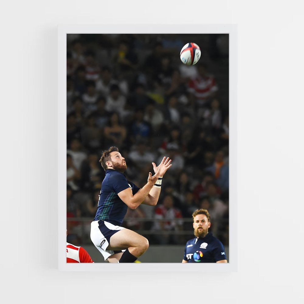 scotland-rugby-6 cadre Blanc