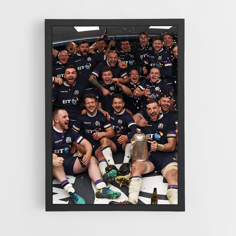 scotland-rugby-9 cadre Noir
