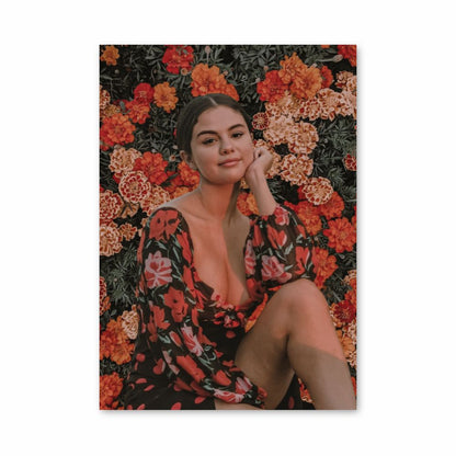 Poster Selena Gomez Fleurs