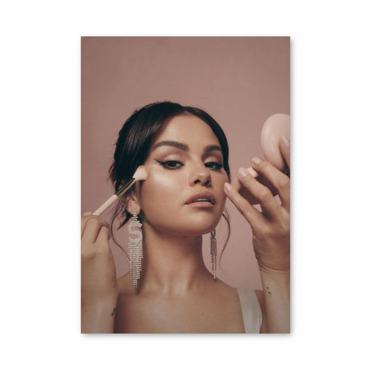 Poster Selena Gomez Makeup