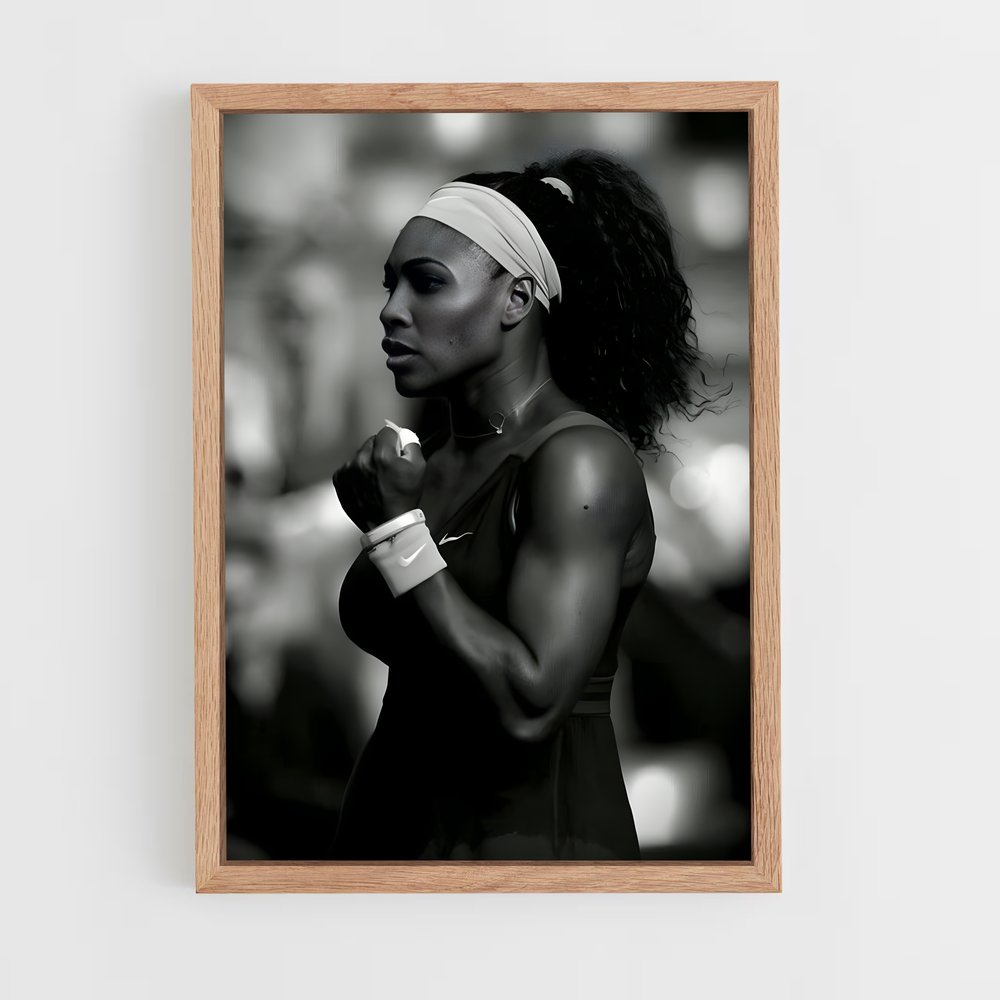 serena-williams-4 cadre Bois clair