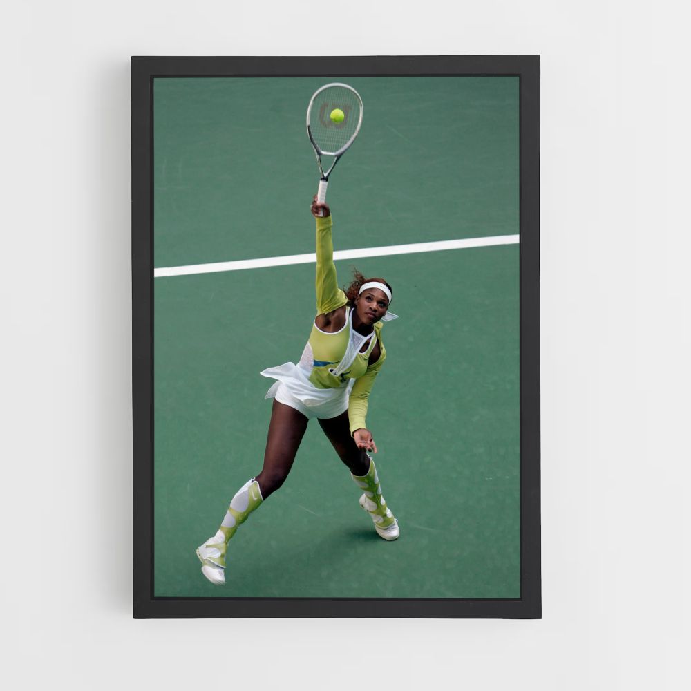 Poster Serena Williams Vert