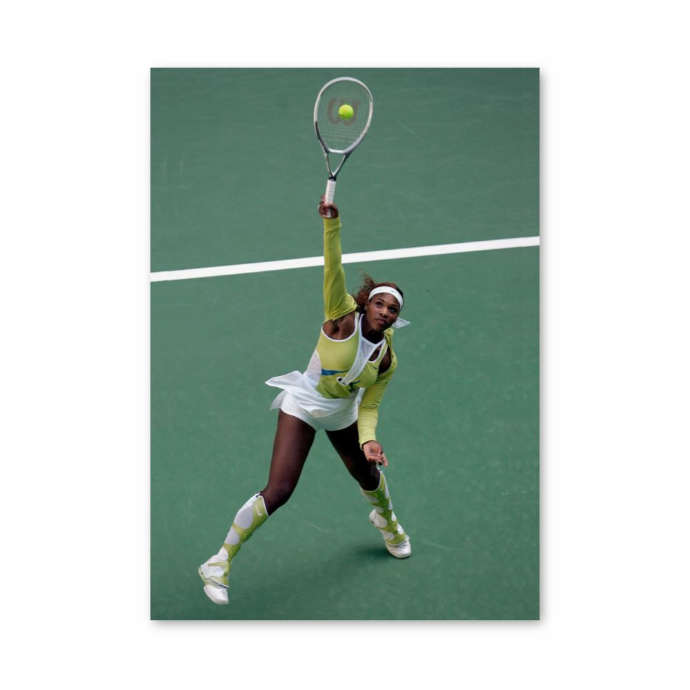 Poster Serena Williams Vert