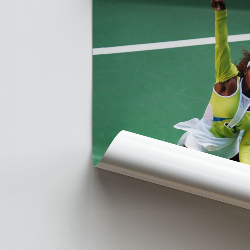 Poster Serena Williams Vert