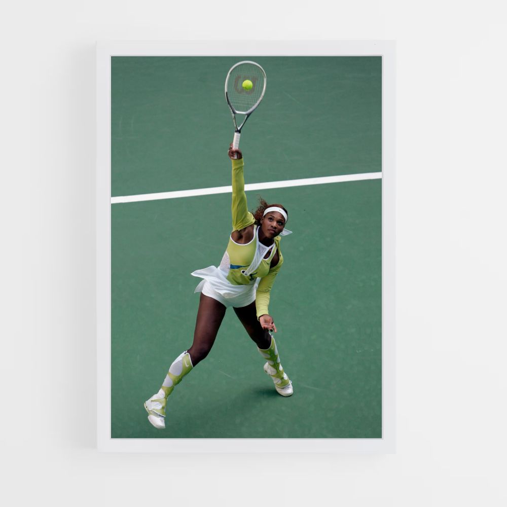 Poster Serena Williams Vert