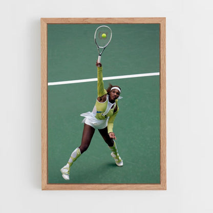 Poster Serena Williams Vert